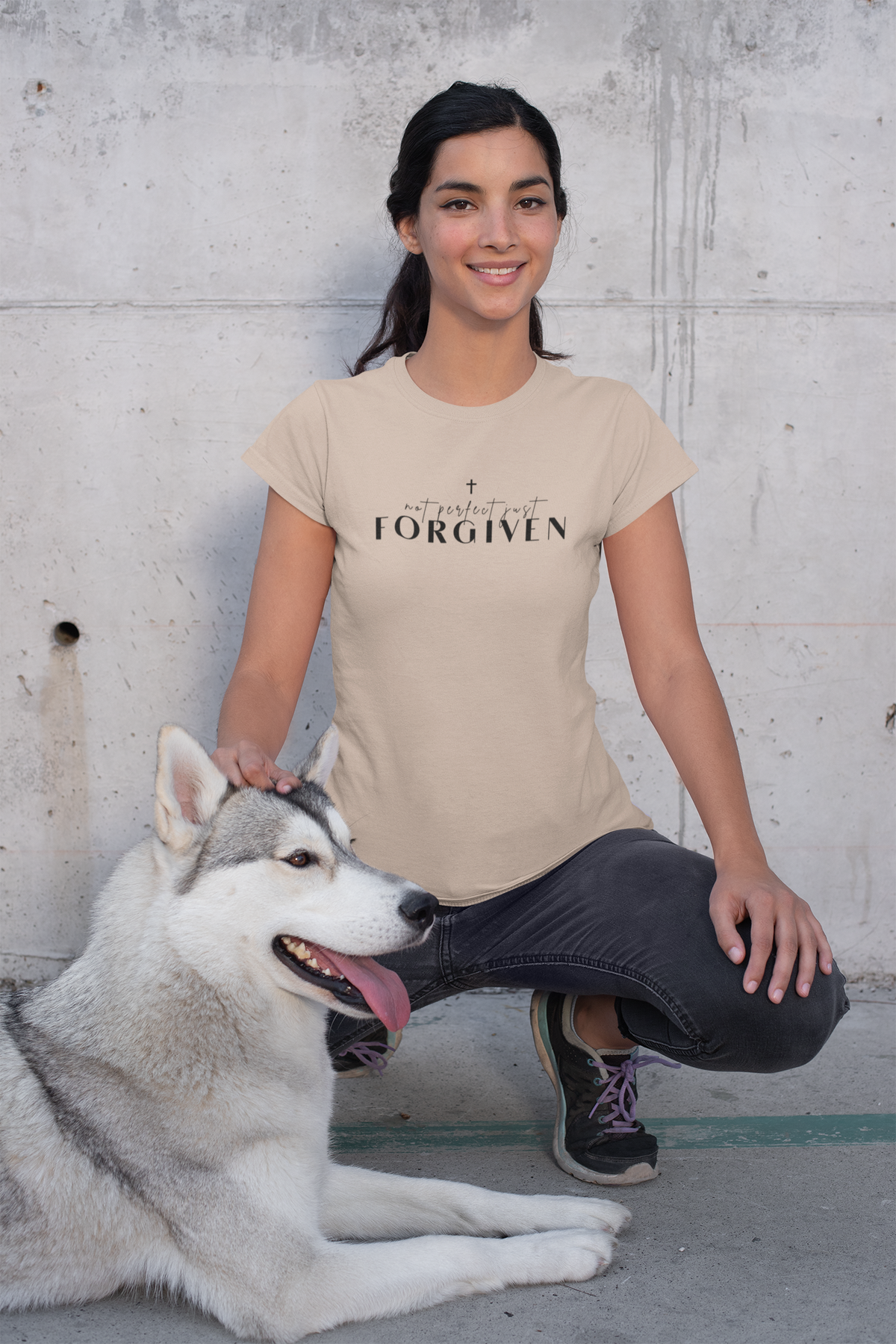 Not Perfect Just Forgiven - Inspirational Shirt