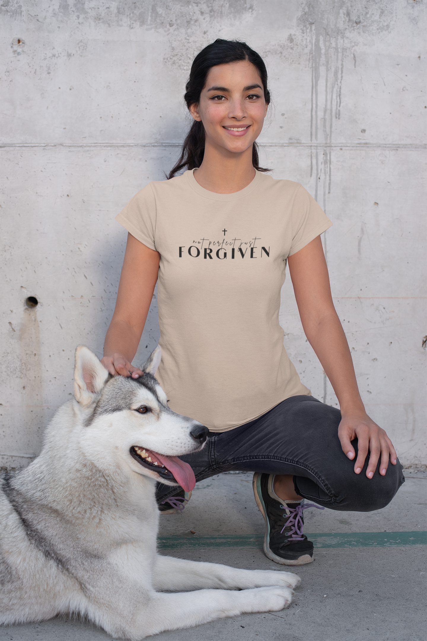 Not Perfect Just Forgiven - Inspirational Shirt