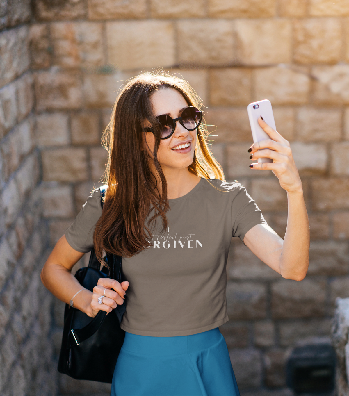 Not Perfect Just Forgiven - Inspirational Shirt