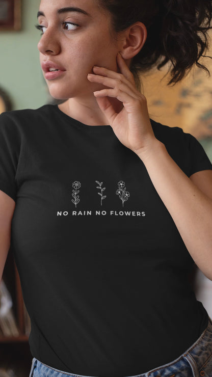 NO RAIN NO FLOWERS
