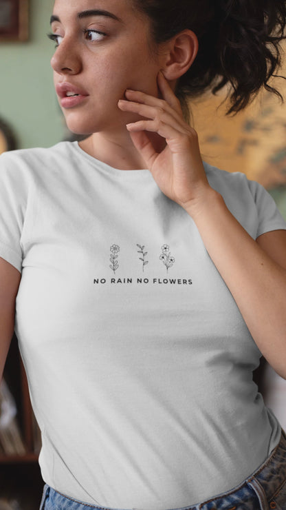 NO RAIN NO FLOWERS